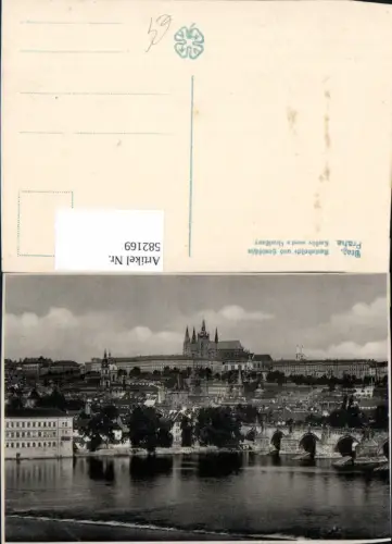 582169,Prag Praha Karlsbrücke u. Hradschin Karluv most a Hradcany