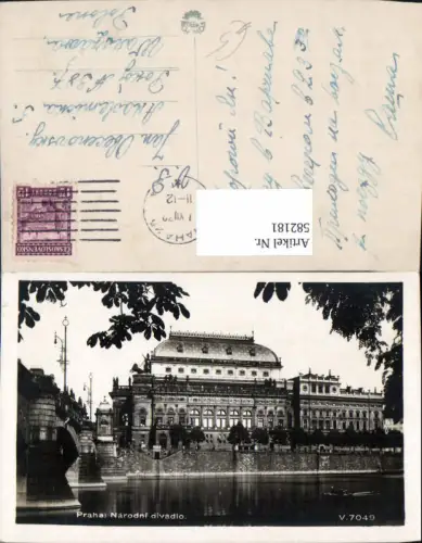 582181,Prag Praha Narodni divadlo Nationaltheater Theater