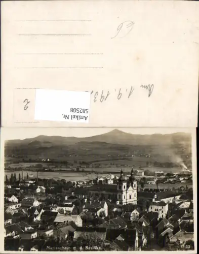582508,Foto Ak Bohosudov Krupka Mariaschein m. d. Basilika Czech Republic