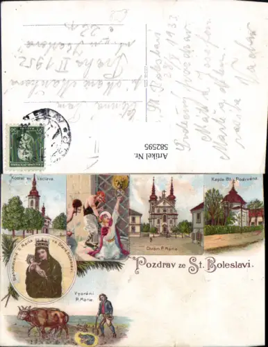 582595,Litho Brandys nad Labem-Stara Boleslav Brandeis an der Elbe-Altbunzlau Czech Republic
