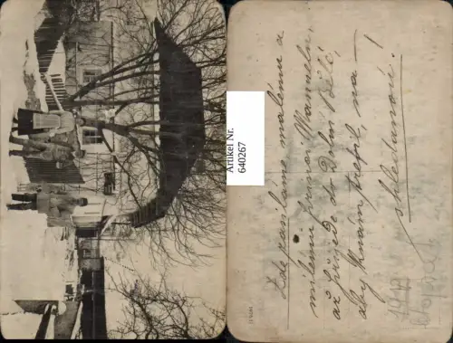 640267,Foto-AK Dolni Bela Bele Gemeindeamt Obecni urad bei Pilsen Plzen 1912