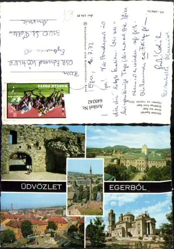 649242,Mehrbild Ak Üdvözlet Egerböl Eger Czech Republic