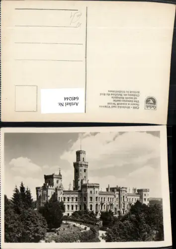649244,Hluboka nad Vitavou Schloss Chateau en Boheme du Sud Czech Republic