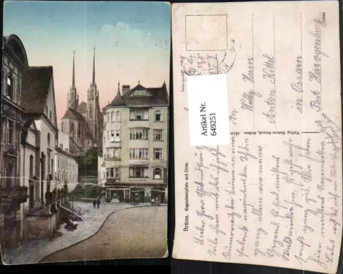 649251,Brünn Brno Kapuzienerplatz m. Dom Czech Republic