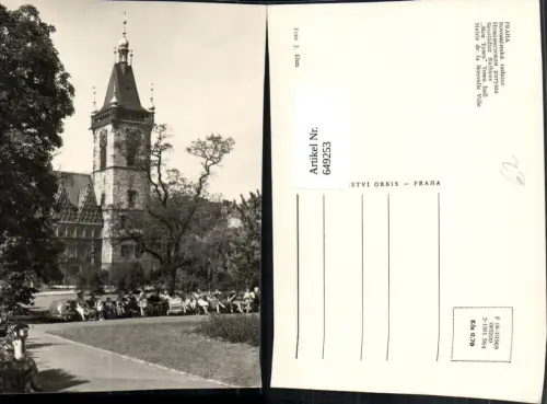 649253,Foto Ak Praha Prag Novomestska radnice Neustädter Rathaus Czech Republic