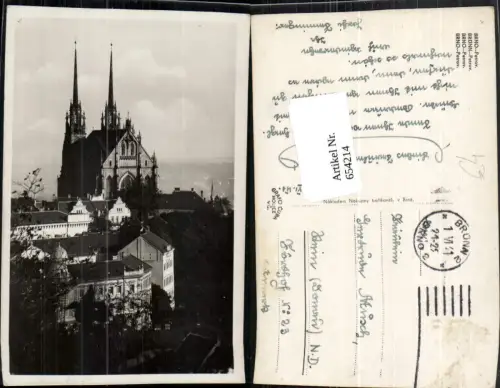 654214,Brno Brünn Petrov Kirche Dom Czech Republic