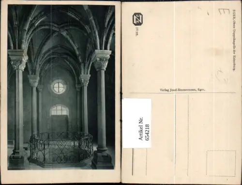 654218,Eger Obere Doppelkapelle d. Kaiserburg Czech Republic