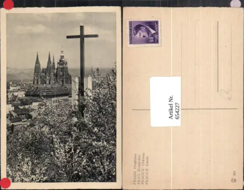 654227,Praha Prag Hradcany Hradschin Schloss Kreuz Czech Republic