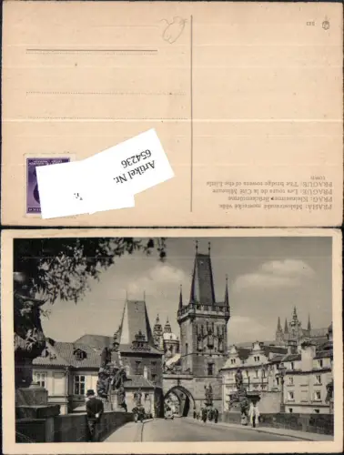 654236,Prag Praha Kleinseite Brückentürme