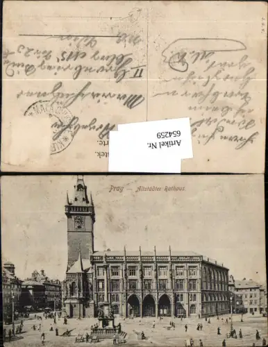 654259,Prag Praha Altstädter Rathaus