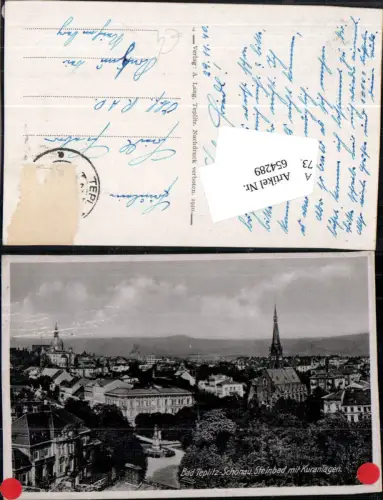 654289,Bad Teplitz Teplice Schönau Steinbad