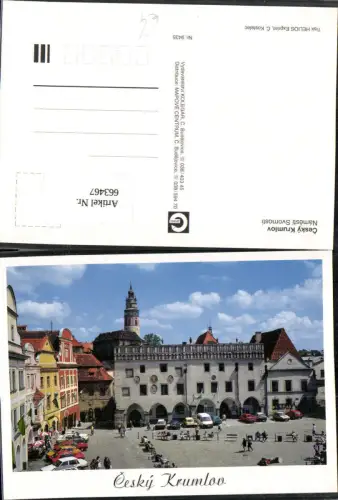 663467,Cesky Krumlov Krumau Namesti Svornosti Czech Republic