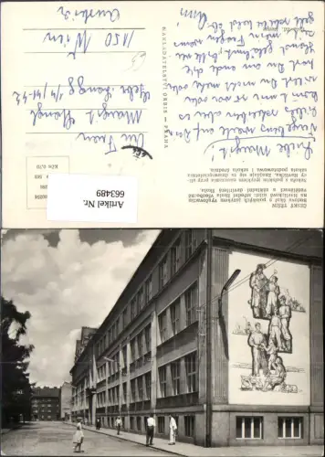 663489,Cesky Tesin Teschen Budova skol s polskych Czech Republic