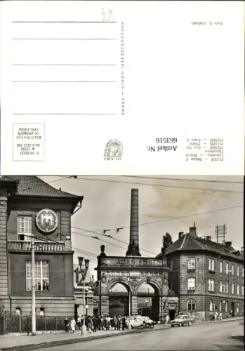 663516,Plzen Pilsen Brana Plzenskych pivovaru Czech Republic