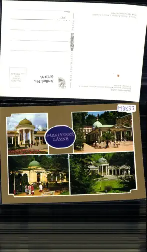 671076,Mehrbild Ak Marienbad Marianske Lazne Ansichten Czech Republic