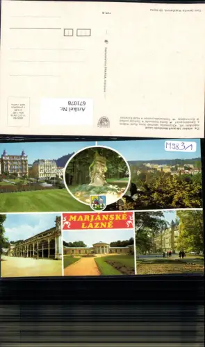 671078,Mehrbild Ak Marienbad Marianske Lazne Ansichten Czech Republic