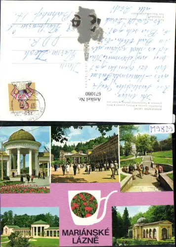 671080,Mehrbild Ak Marienbad Marianske Lazne Ansichten Czech Republic