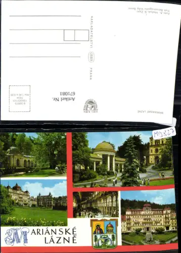 671081,Mehrbild Ak Marienbad Marianske Lazne Ansichten Czech Republic