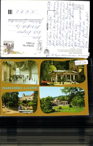 671083,Mehrbild Ak Marienbad Marianske Lazne Ansichten Czech Republic