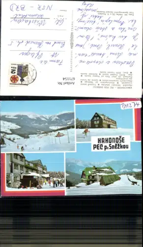 671154,Mehrbild Ak Pec pod Snezkou Petzer Wintersport Czech Republic