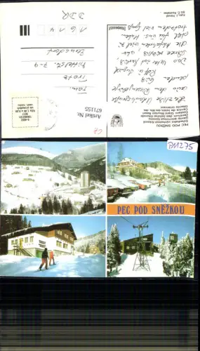 671155,Mehrbild Ak Pec pod Snezkou Petzer Wintersport Czech Republic