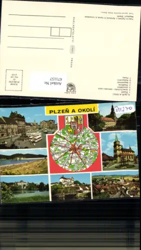 671157,Mehrbild Ak Pilsen Plzen a Okoli Czech Republic
