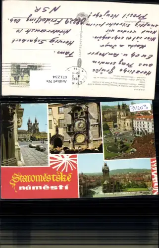 671234,Mehrbild Ak Prag Praha Altstädter Ring Staromestske namesti Czech Republic