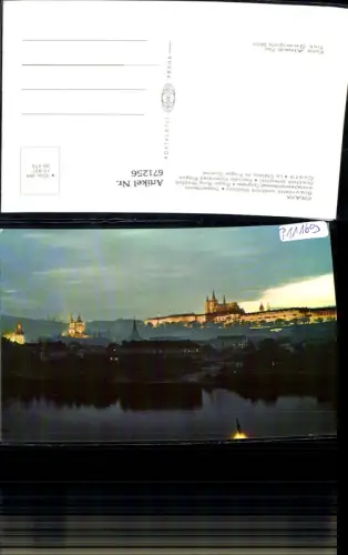 671256,Prag Praha Slvanostne osvetlene Hradcany Burg Schloss Czech Republic