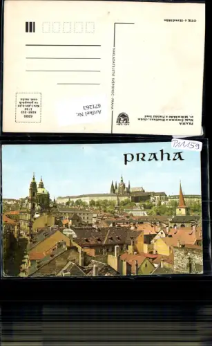 671263,Prag Praha Mala Strana a Hradcany chram sv Mikulase a Prazsky hrad Burg Czech Republic