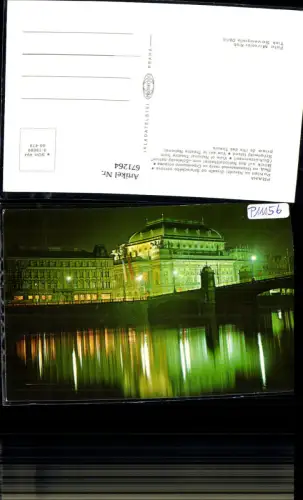 671264,Prag Praha Narodni divadlo od Streleckeho ostrova Nationaltheater Czech Republic