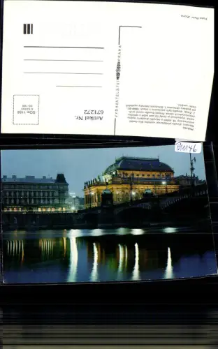 671272,Prag Praha Narodni divadlo Nationaltheater Czech Republic