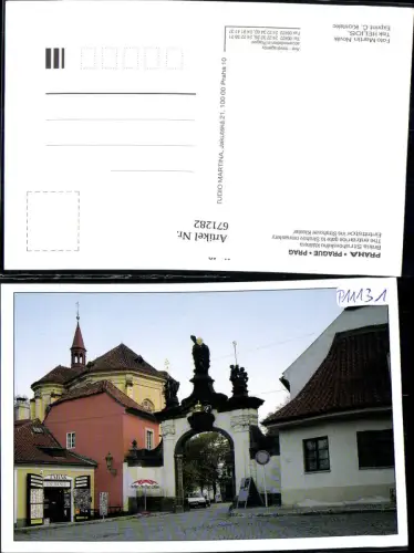 671282,Prag Praha Brana Strahovskeho klastera Strahover Kloster Czech Republic