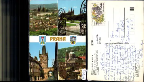 671289,Mehrbild Ak Prag Praha Prazsky hrad Schloss Burg Czech Republic