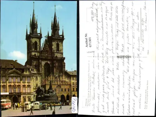 671301,Prag Praha Tynsky chram Theinkirche Czech Republic