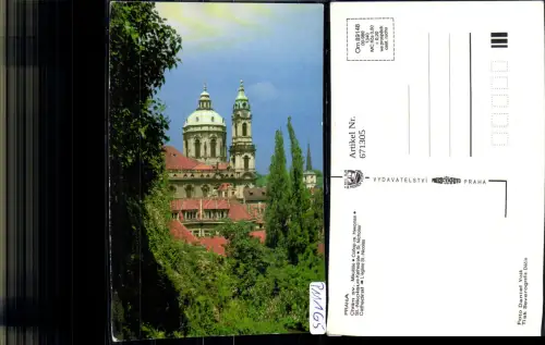 671305,Prag Praha Chram sv Mikulase St Nicholas Cathedral Czech Republic