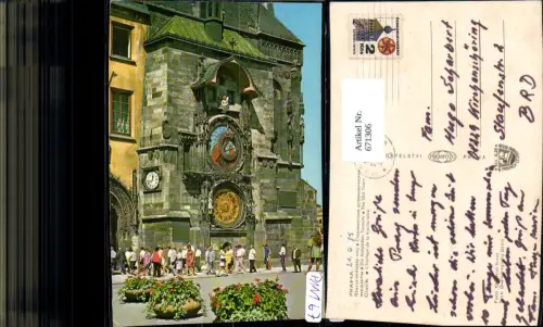 671306,Prag Praha Staromestsky orloj Altstädter Turmuhr Uhr Astronomische Uhr Czech Republic