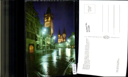 671308,Prag Praha Staromestsky radnice a Tynsky chram Rathaus Theinkirche Czech Republic