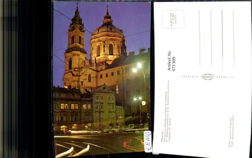671309,Prag Praha Chram sv Mikulase St Nikolaus Cathedral Czech Republic