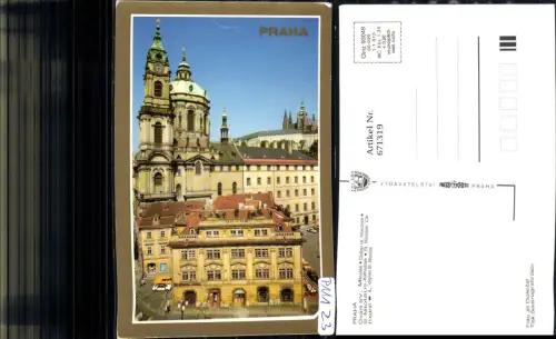 671319,Prag Praha Chram sv Mikulase St Nikolaus Kathedrale Czech Republic