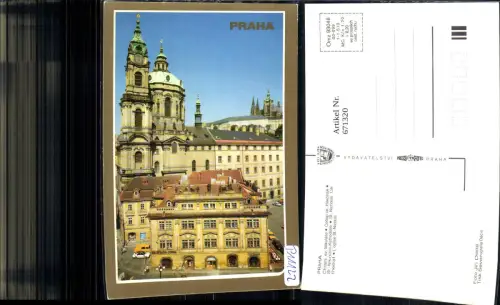 671320,Prag Praha Chram sv Mikulase St Nikolaus Kathedrale Czech Republic