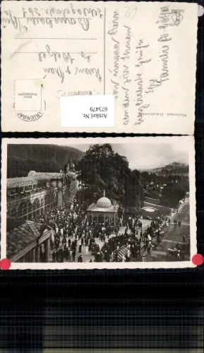673479,Foto Ak Marienbad Kreuzbrunnen Marianske Lazne