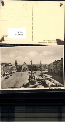 673506,Foto Ak Znaim a. Thaya Niederdonau Platz Hauptplatz Znojmo