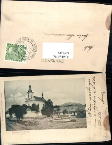 698049 Pozdrav z Velise Veliš u Jičína Welisch Jicin Böhmen Jitschin
