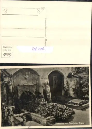 703249 Egern Cheb Thoma Ganghofer Grab Friedhof Tod