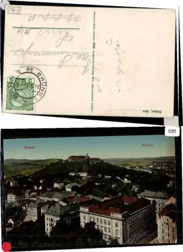 70180,Brünn Brno Spielberg 1912 COLOR