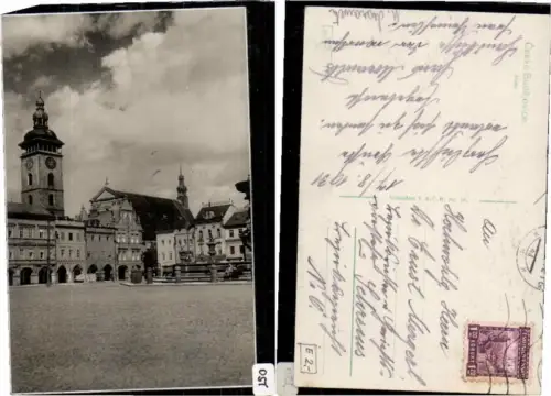 70204,Ceske Budejovice Budweis Fotokarte Marktplatz