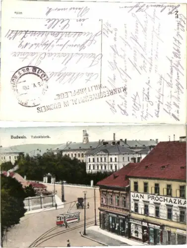 70906,Budweis Budejovice Tabakfabrik Strassenbahn