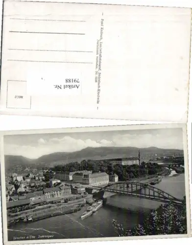 79188,Tetschen a.d. Elbe Dampfer Brücke