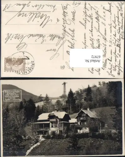 67972,Erholungsheim Lützow in Spital a. Semmering Detailansicht