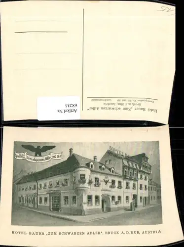 68235,Hotel Bauer zum schwarzen Adler Bruck a.d. Mur